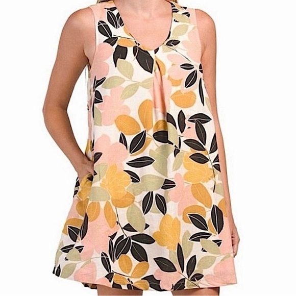 REVOLVE Dress Rachel Zoe Linen Trapeze Dress Pockets Size XL. - Picture 2 of 3